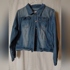The Style Between Us Denim jacket, Women's Blue Denim Jacket Size Extra Large